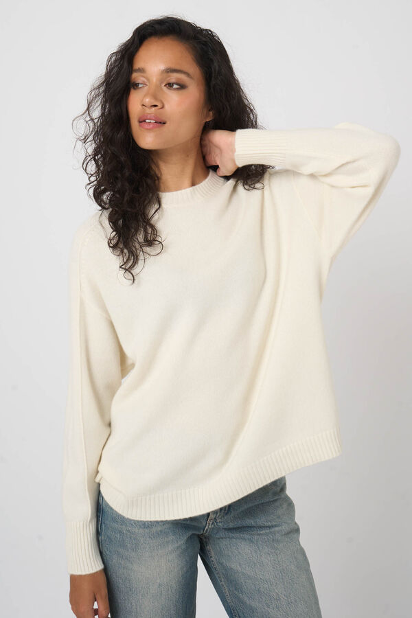 Casual Bio-Kaschmirpullover mit Rundhalsausschnitt - Gocashmere image number 3
