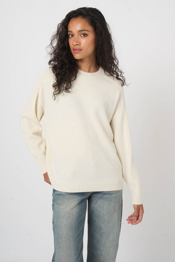 Casual Bio-Kaschmirpullover mit Rundhalsausschnitt - Gocashmere image number 4