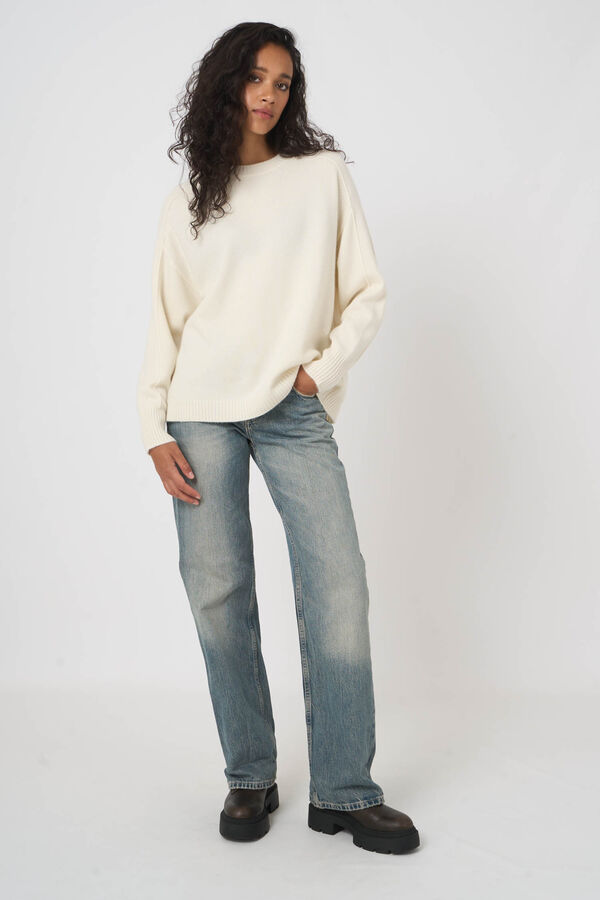 Casual Bio-Kaschmirpullover mit Rundhalsausschnitt - Gocashmere image number 5