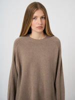 Relaxed Fit Trui Van Organisch Kasjmier, Ronde Hals image number 3