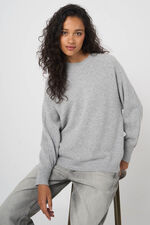 Casual Organic Cashmere Sweater With Round Neck image number 3