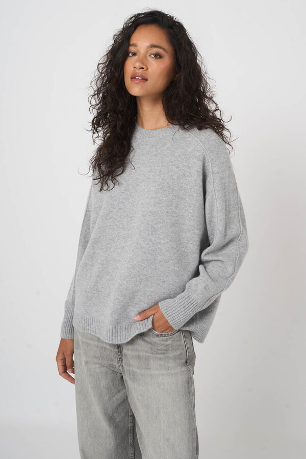 Casual Bio-Kaschmirpullover Mit Rundhals image number 6